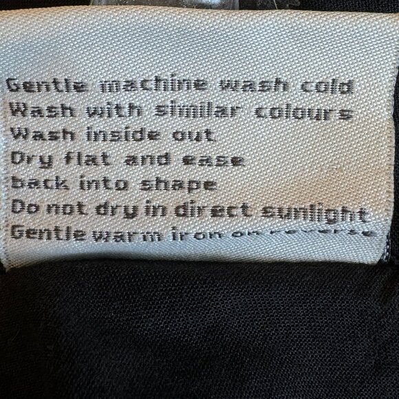 Emily and Fin Lucy Dress Blue Wind Trees Print Side Pockets Fit and Flare 1X - Picture 10 of 10